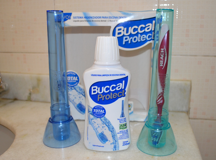 Buccal Protect para higienizar a escova de dentes