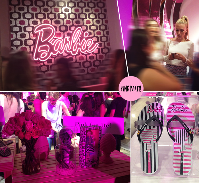 Festa da parceria entre Sandálias Ipanema e Barbie
